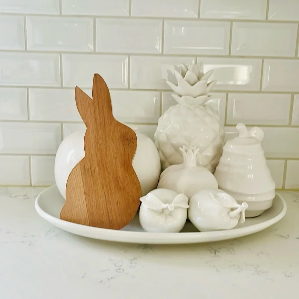 Crate&Barrel wooden easter